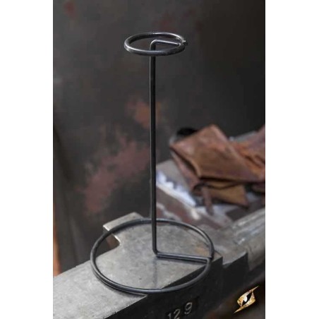 Helmet Stand - Metal Black