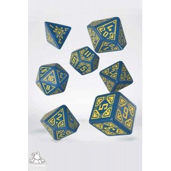 Arcade Blue & Yellow Polyhedral Dice Set