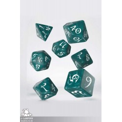 Classic RPG Stormy & White Polyhedral Dice Set