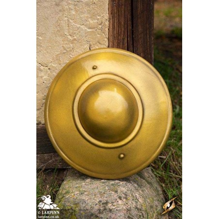 Fencing Buckler - Gold - 14IN - LARP