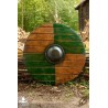 Drang Shield - Green/Wood - 28IN - LARP