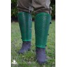 Green Scale Greaves