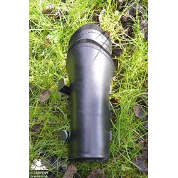 Black Bracers - Single Layer with Straps