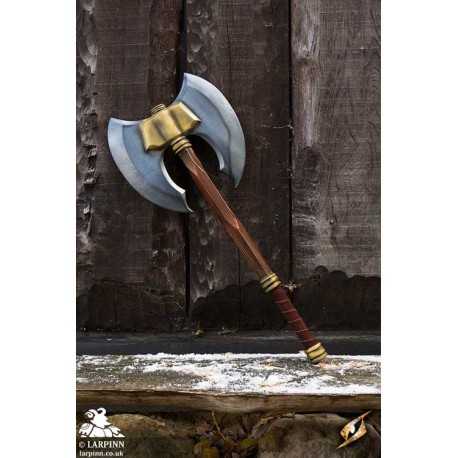 Doubleheaded Battle Axe - 33in - LARP