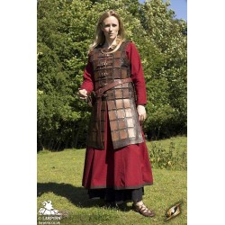 Leather Brigandine - Brown