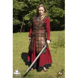 Leather Brigandine - Brown