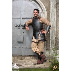 Dark Warrior Metal Breast Plate Armour - Epic Dark Metal