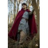 Woollen Cape - Dark Red