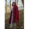 Woollen Cape - Dark Red