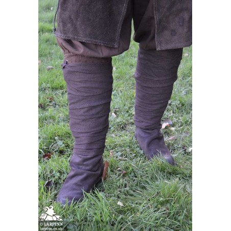 Hamond Cotton Leg Wraps - Brown