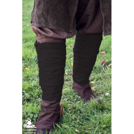 Hamond Cotton Leg Wraps - Black