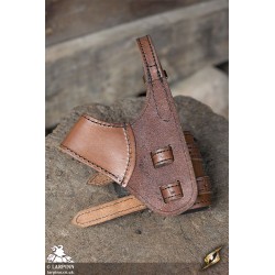 Adventurer Sword Holder Scabbard - Brown Leather