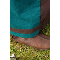 Astrid Dress - Azure / Brown