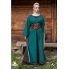 Astrid Dress - Azure / Brown