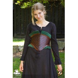 Margot Corset - Brown/Green