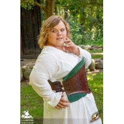 Margot Corset - Brown/Green