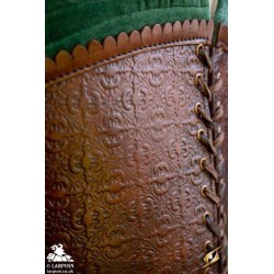 Margot Corset - Brown/Green