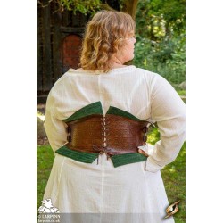 Margot Corset - Brown/Green