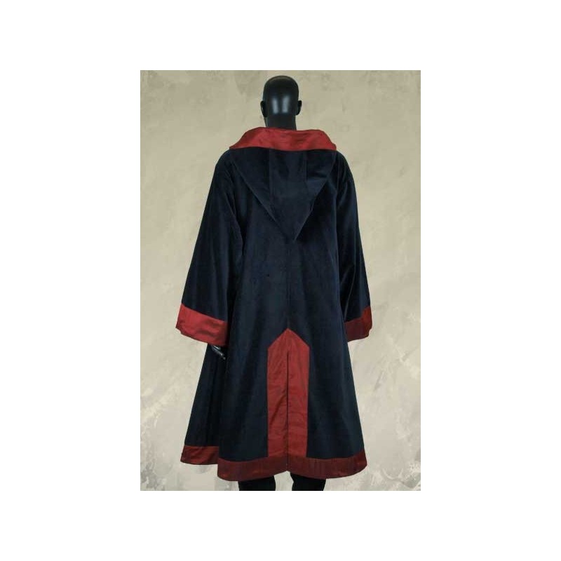 Extra Large Wizard Robe Wizard Robe - Black/Red - Velvet Mage Robe - LARP Costume - Harry Potter