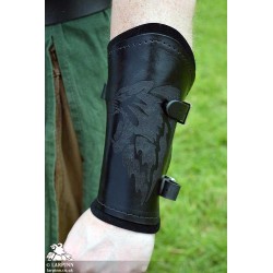 Wolf Bracers - Black