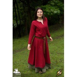 Basic Dress - Dark Red