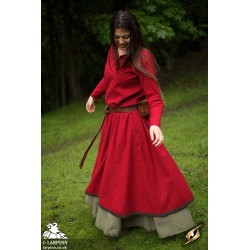 Basic Dress - Dark Red