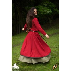 Basic Dress - Dark Red