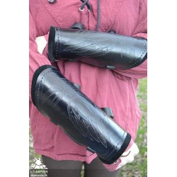 Raven Bracers - Black