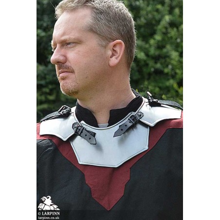 Mark Gorget Neck Plate - Plain Steel