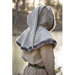 Hood - Fur - Beige