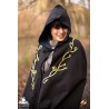 Embroidered Cape/Cloak - Black