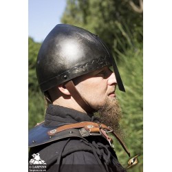 Norman Nasal Helmet - Epic Dark Metal