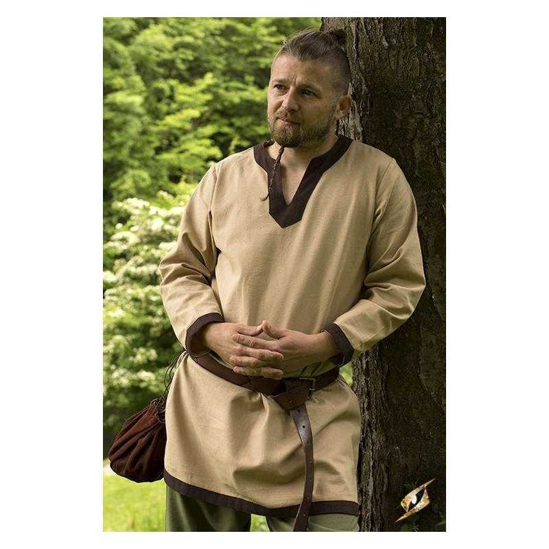 Guy Tunic - Beige - Viking Tunic - Shirts & Tabards - LARP Costume