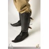 Dark Warrior Leg Protection Greaves - Epic Dark Metal