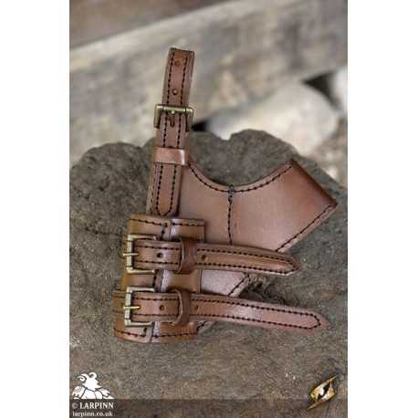 Adventurer Sword Holder Scabbard - Brown Leather