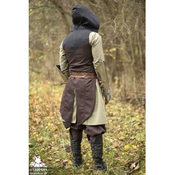 Altair Sleeveless Vest - Brown/Black