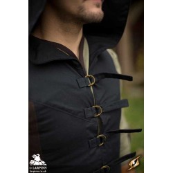 Altair Sleeveless Vest - Brown/Black