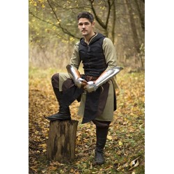 Altair Sleeveless Vest - Brown/Black