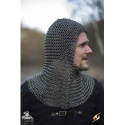 Alaric Chainmail Coif - Natural Finish