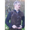 Wolf Double Back Scabbard - Brown