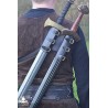 Wolf Double Back Scabbard - Black