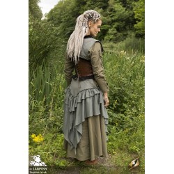 Margot Corset - Brown/Black