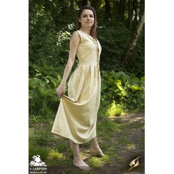 Peasant Dress - Desert Beige
