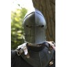 Visored Barbuta Helmet - Epic Dark
