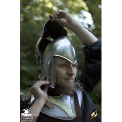 Visored Barbuta Helmet