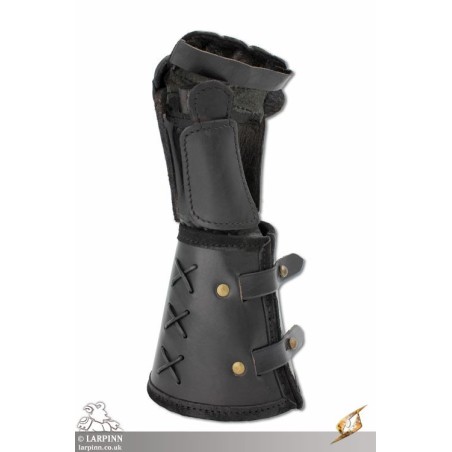 Leather Gauntlet - LARP Gloves, Vambracer, Arm Protection, Costume