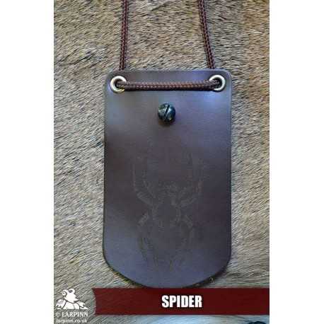 Character Card / Spell Card Holder - Poppered - Brown