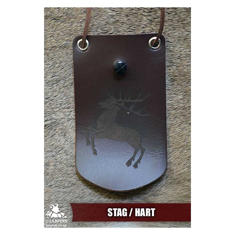 Character Card / Spell Card Holder - Poppered - Brown