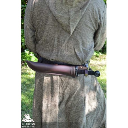 Persian Horizontal Dagger Scabbard - Brown