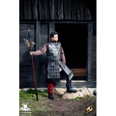 Leather Brigandine - Black